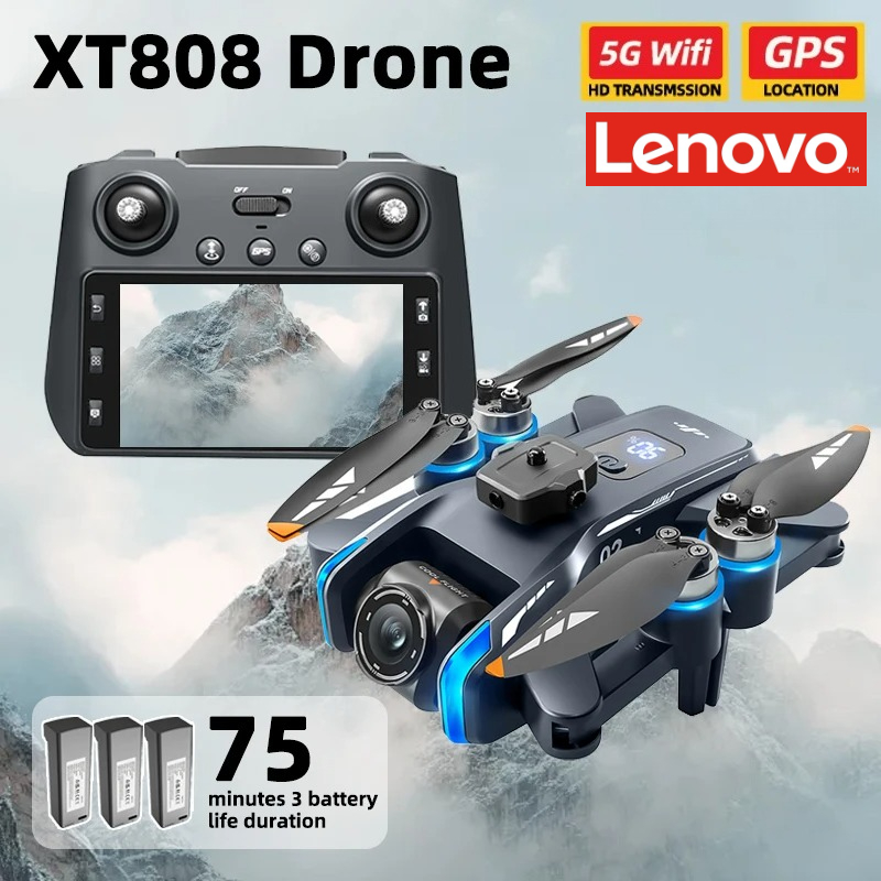Drone Camera Thermal - Lenovo XT808 Pro MAX Drone 4K