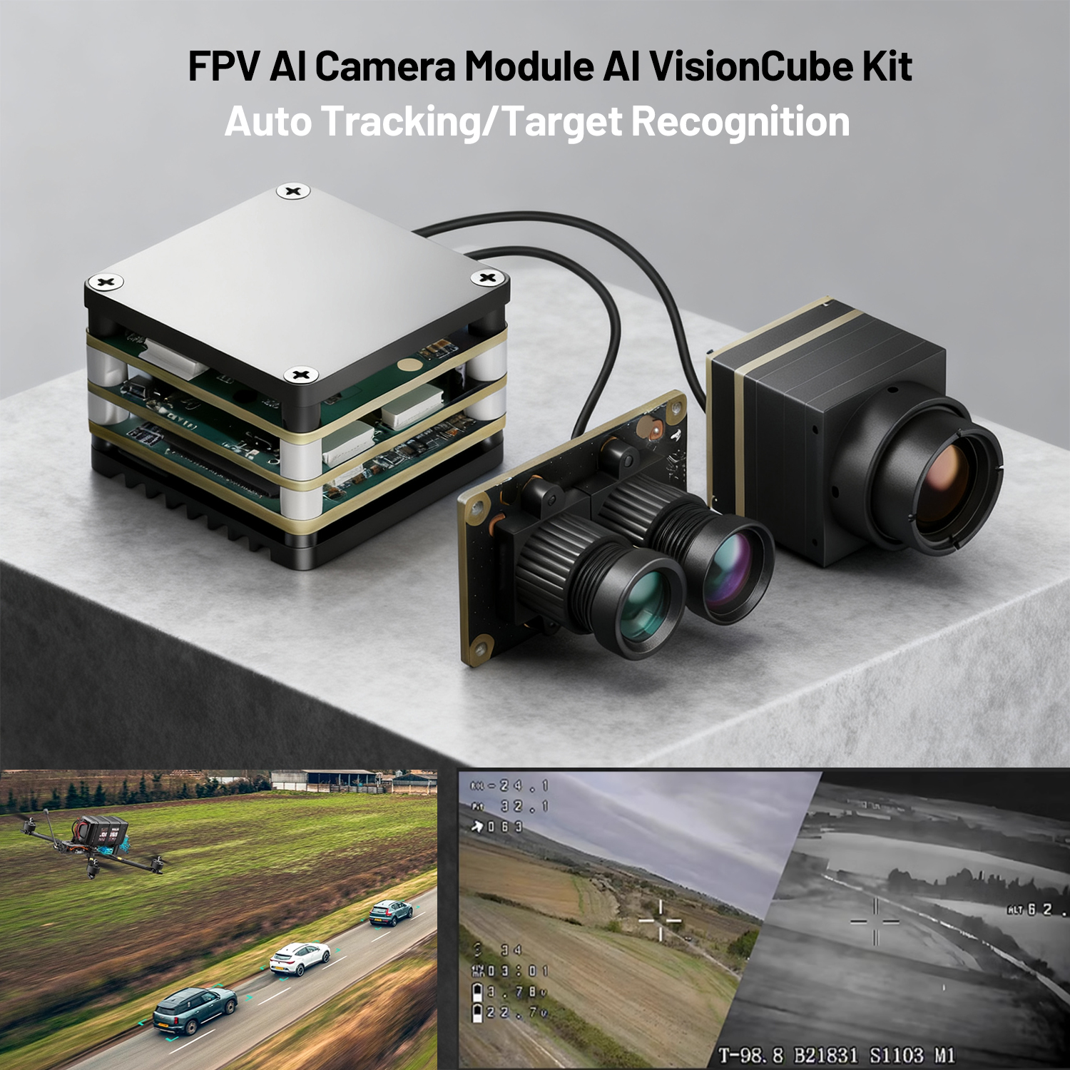 Drone Camera Thermal - FPV AI Camera Module AI VisionCube