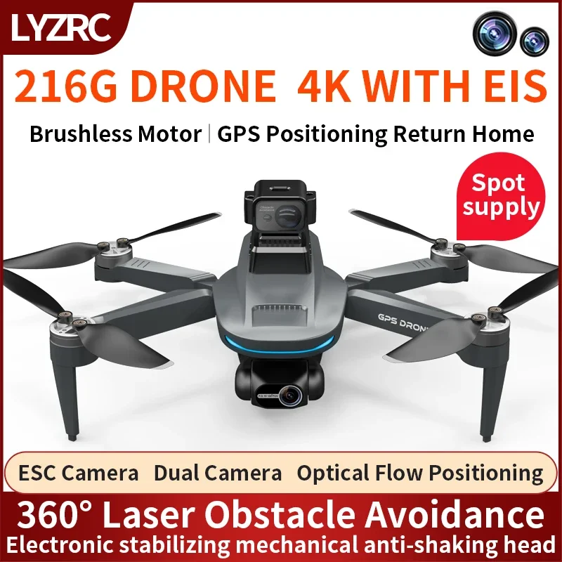 L200 PRO MAX Drone 4K 2-Axis P - огляд і ціна Drone Camera Wide Angle