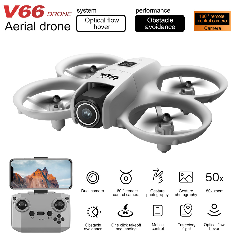 New V66 Mini Drone HD Camera 4 - огляд і ціна Drone Camera Wide Angle