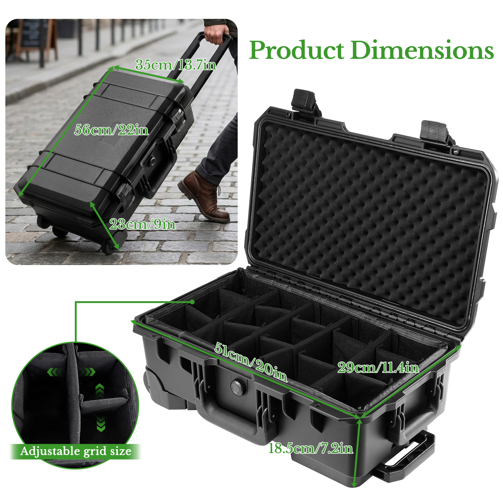 Professional Large Hard Rollin - огляд і ціна Drone Camera Waterproof