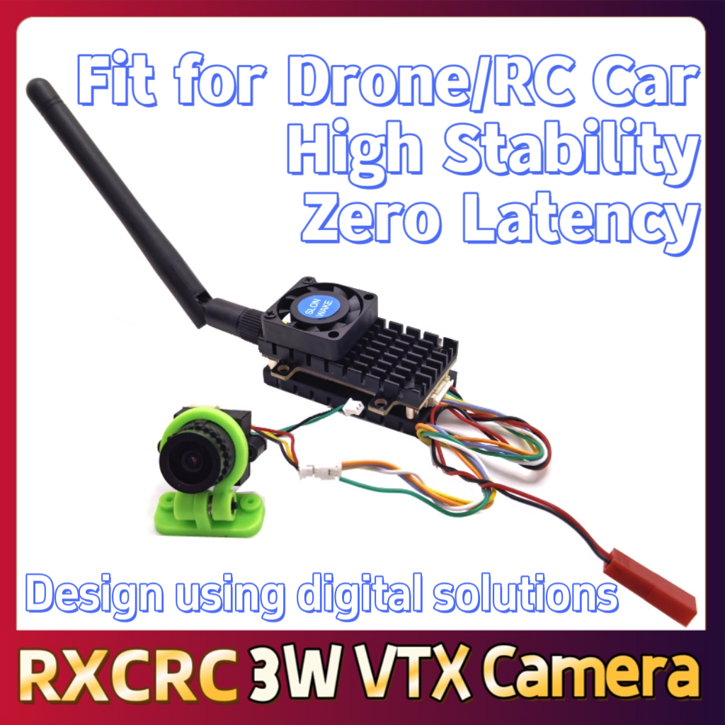 RXCRC 5.8G 3W Video VTX transm - огляд і ціна Drone Camera Lens