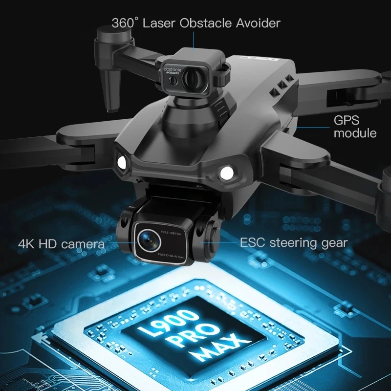 L900 Pro MAX GPS Drone 4K Prof - огляд і ціна Drone Camera Wide Angle