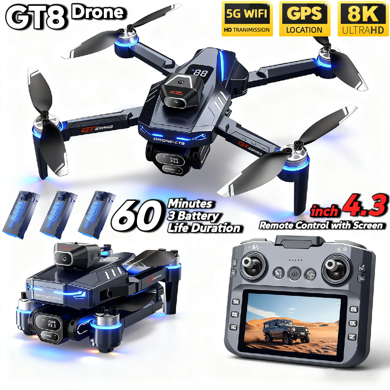 For Genuine GT8 Drone 4K Profe - огляд і ціна Drone Camera Thermal