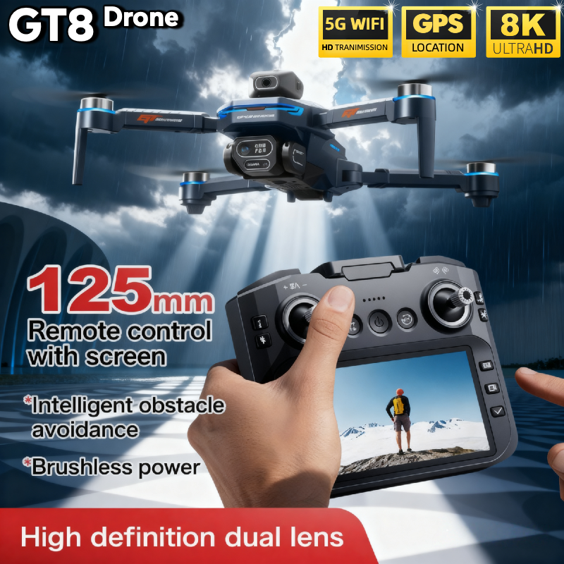 For Genuine GT8 Drone 4K Profe - огляд і ціна Drone Camera Thermal