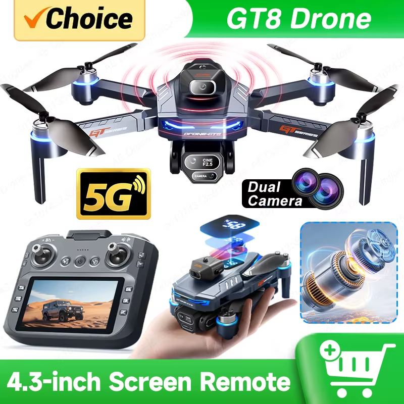 New Toys GT8 Drone 8K Professi - огляд і ціна Drone Camera Professional