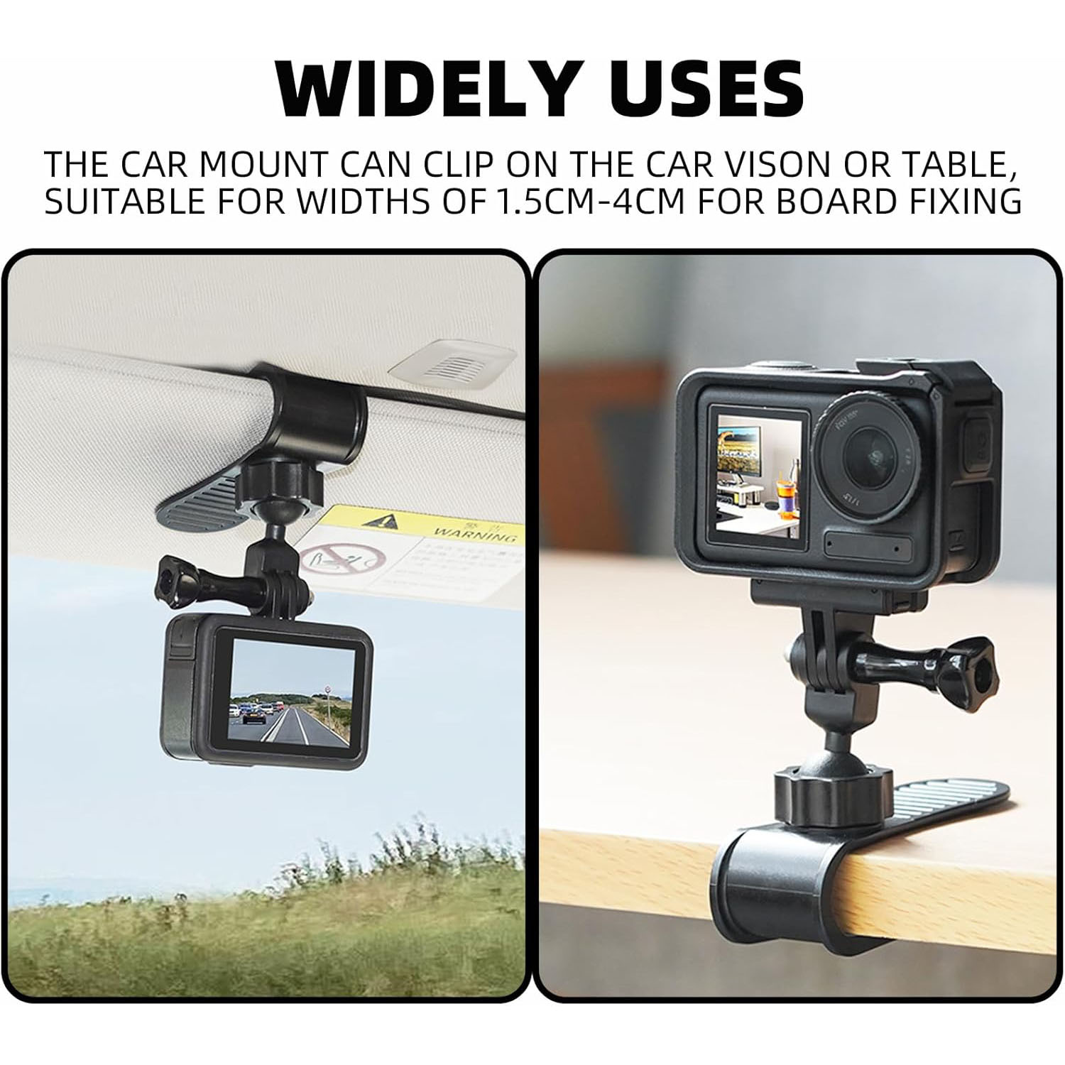 Car Sun Visor Camera Mount wit - огляд і ціна Drone Camera Action